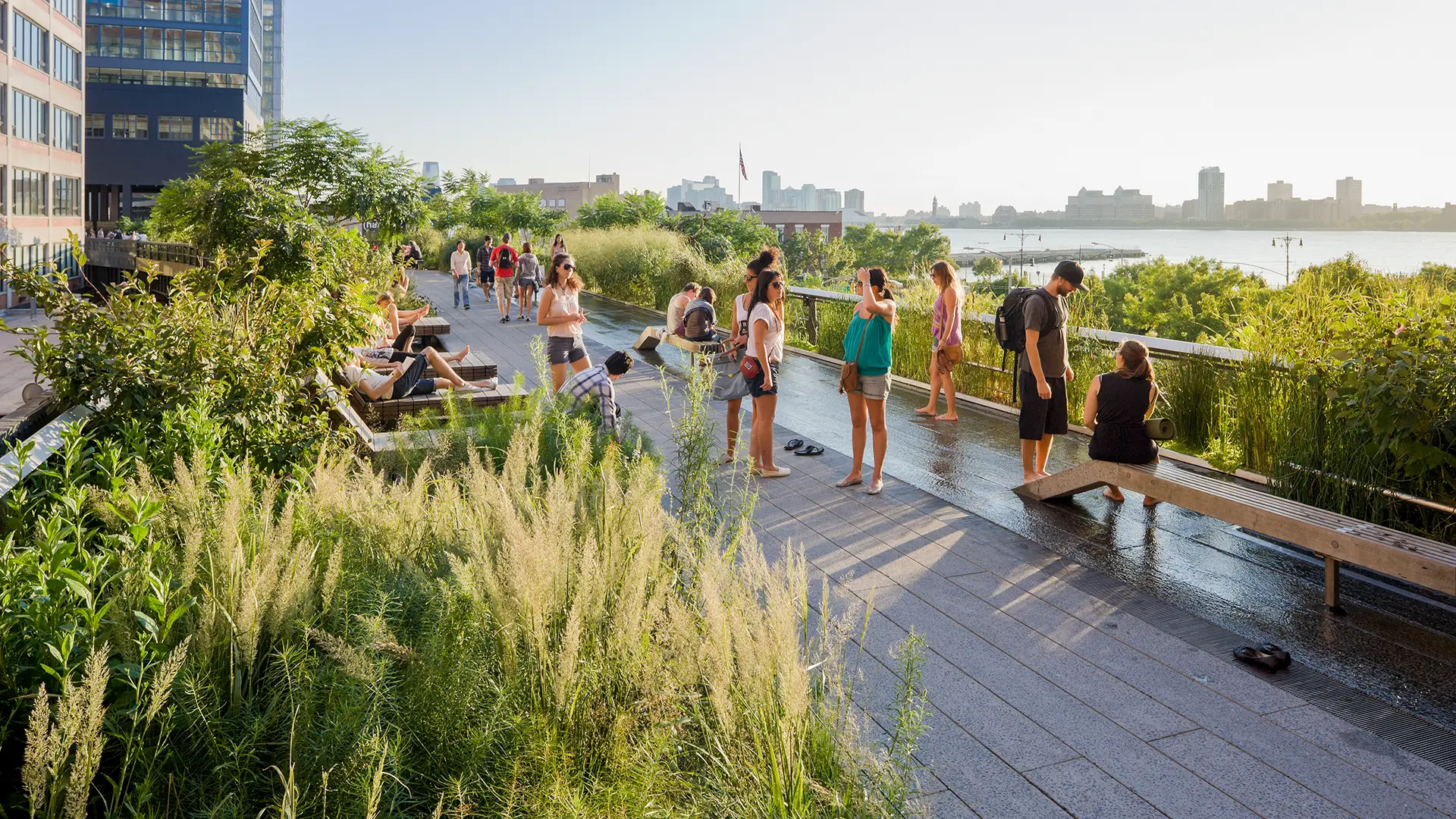 High Line atual: Vista do parque linear — Crédito: Iwan Baan.